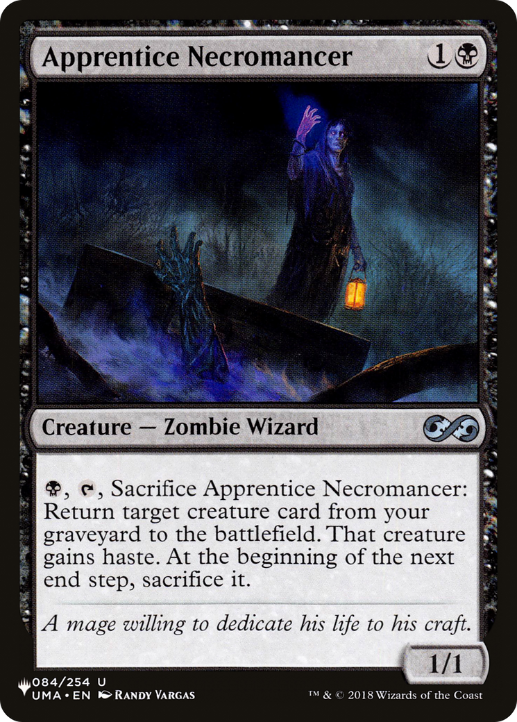 Apprentice Necromancer (LIST-084/254) [Mystery Booster] The List MTG Single Wizards of the Coast
