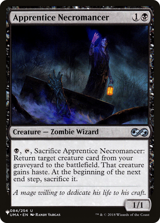 Apprentice Necromancer (LIST-084/254) [Mystery Booster] The List MTG Single Wizards of the Coast