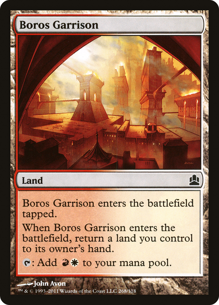Boros Garrison (CMD-268) [Commander 2011] MTG Single Wizards of the Coast