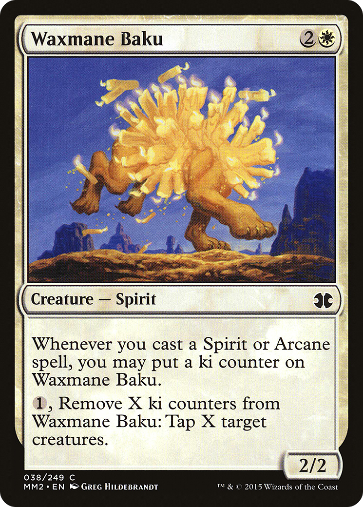 Waxmane Baku (MM2-038) [Modern Masters 2015] Foil MTG Single Modern Masters 2015