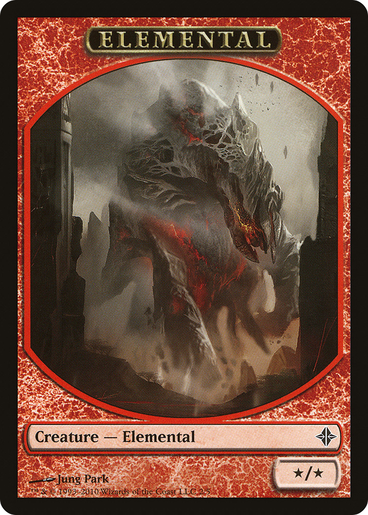 Elemental Token (ROE-002) [Tokens] Rise of the Eldrazi Tokens MTG Single Wizards of the Coast