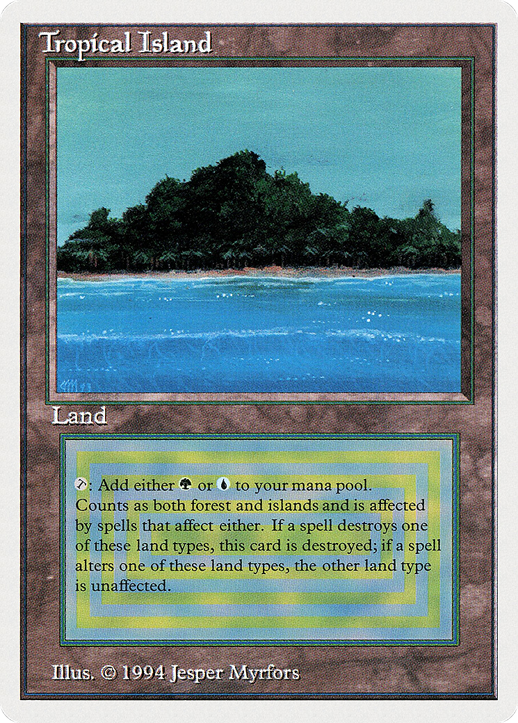 Tropical Island (SUM-288) [Misc] Summer Magic / Edgar MTG Single Wizards of the Coast