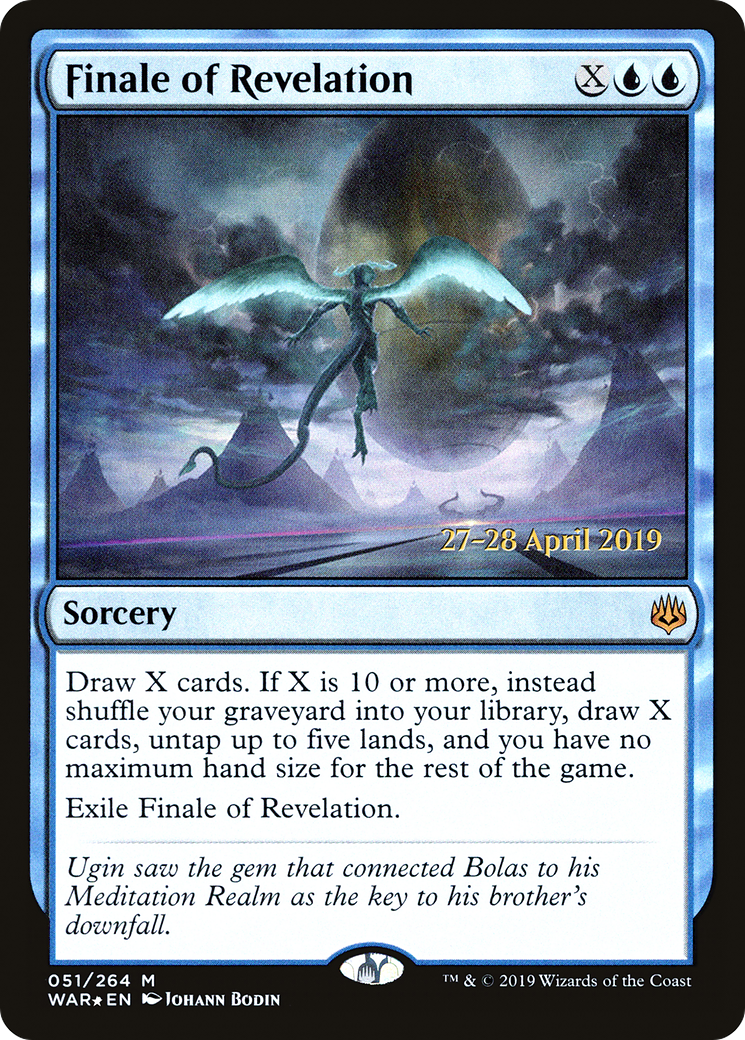 Finale of Revelation (PRE-051) [War of the Spark Promos] Foil MTG Single Wizards of the Coast