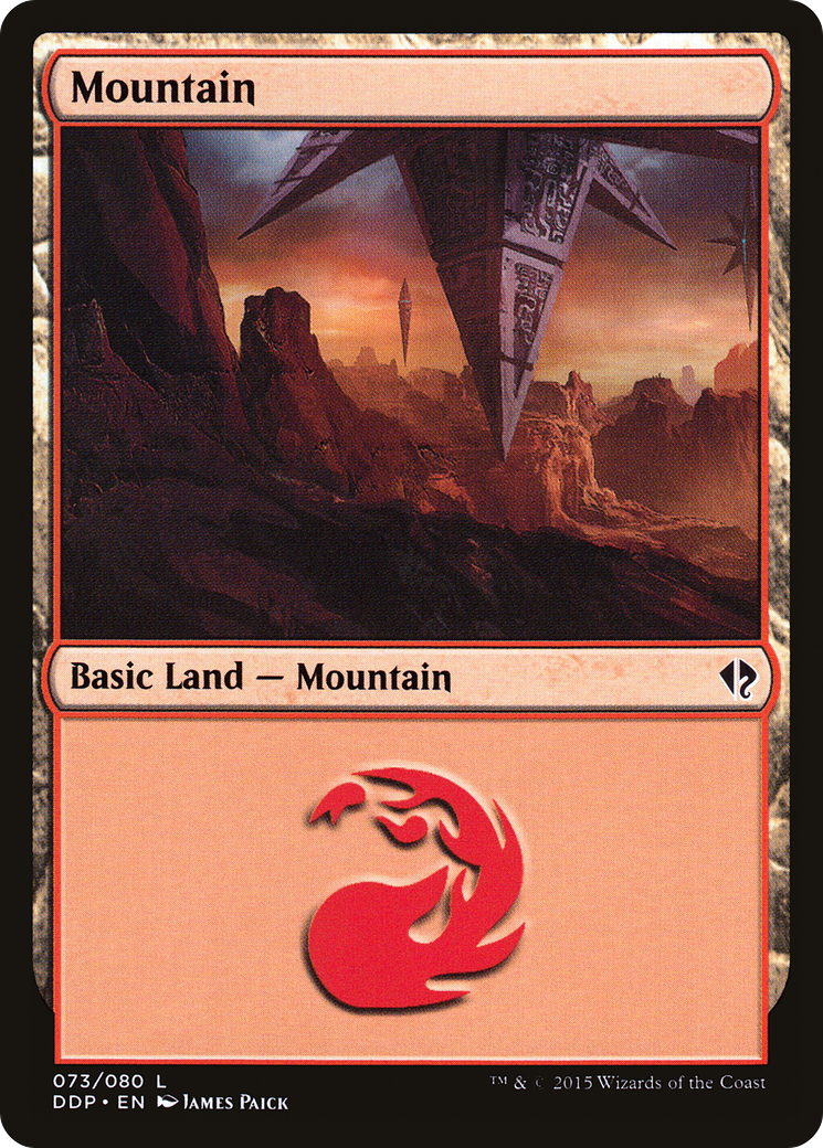 Mountain (073) (DDP-073) [Misc] Duel Decks: Zendikar vs. Eldrazi MTG Single Wizards of the Coast