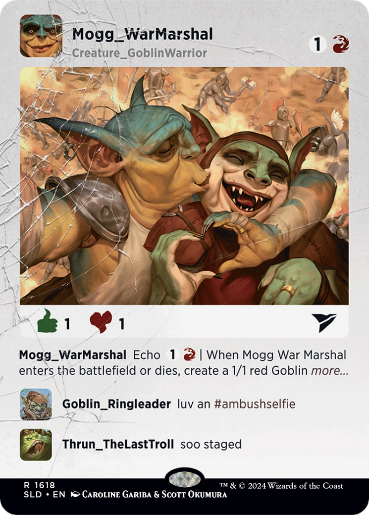Mogg War Marshal (SLD-1618) [Secret Lair] Drop (Borderless) MTG Single Wizards of the Coast