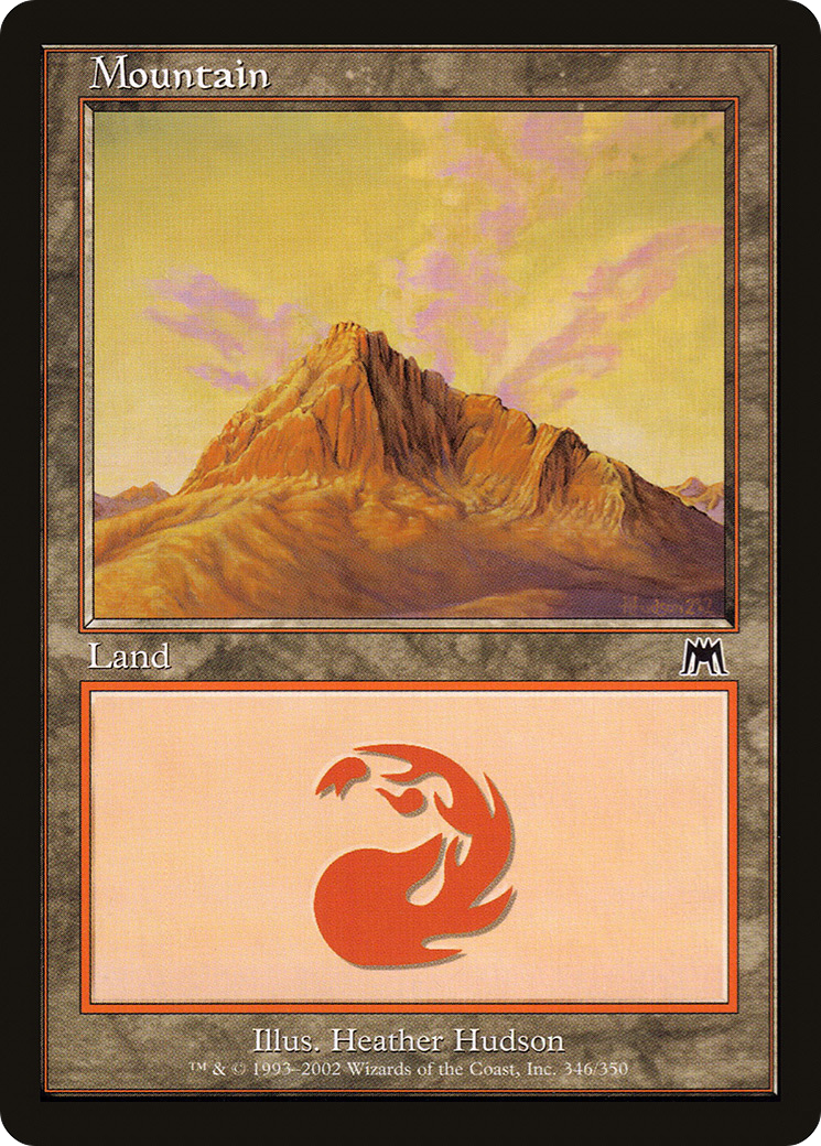 Mountain (346) (ONS-346) [Onslaught] Foil MTG Single Wizards of the Coast