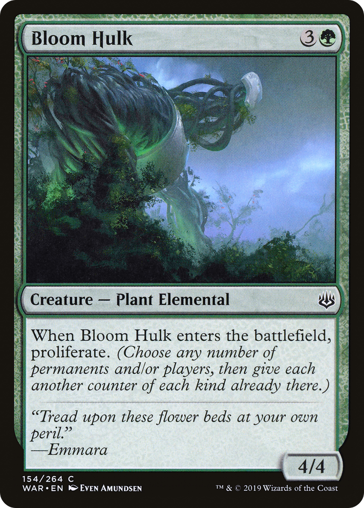 Bloom Hulk (WAR-154) [War of the Spark] MTG Single Wizards of the Coast