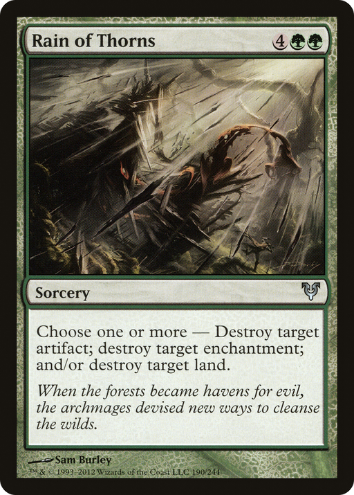 Rain of Thorns (AVR-190) [Avacyn Restored] Foil MTG Single Wizards of the Coast