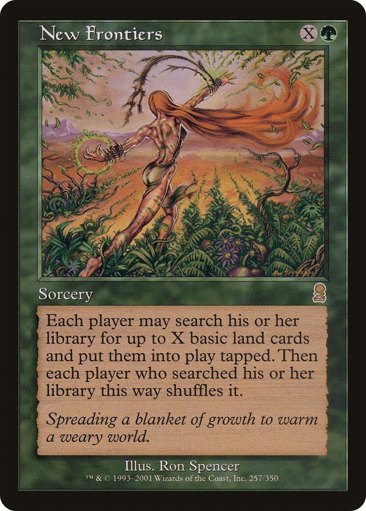 New Frontiers (ODY-257) [Odyssey] MTG Single Wizards of the Coast
