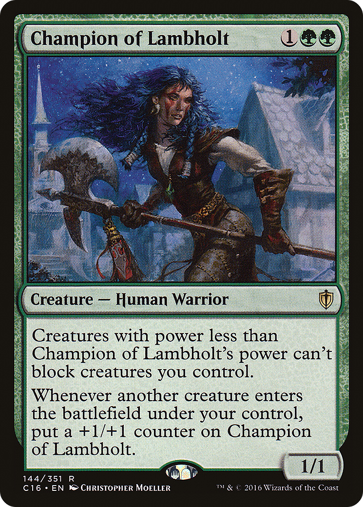 Champion of Lambholt (C16-144) [Commander 2016] MTG Single Wizards of the Coast