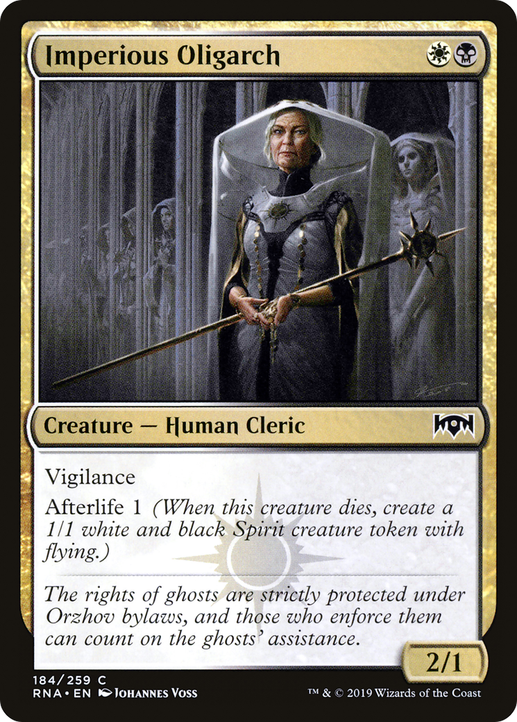 Imperious Oligarch (RNA-184) [Ravnica Allegiance] Foil MTG Single Wizards of the Coast