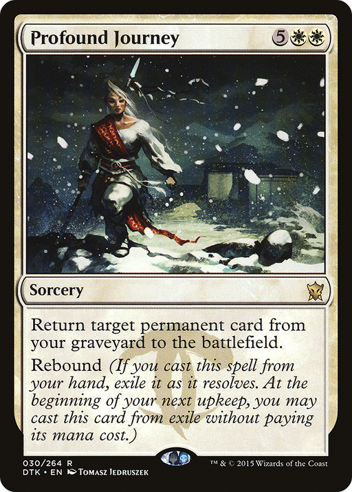 Profound Journey (DTK-030) [Dragons of Tarkir] MTG Single Wizards of the Coast