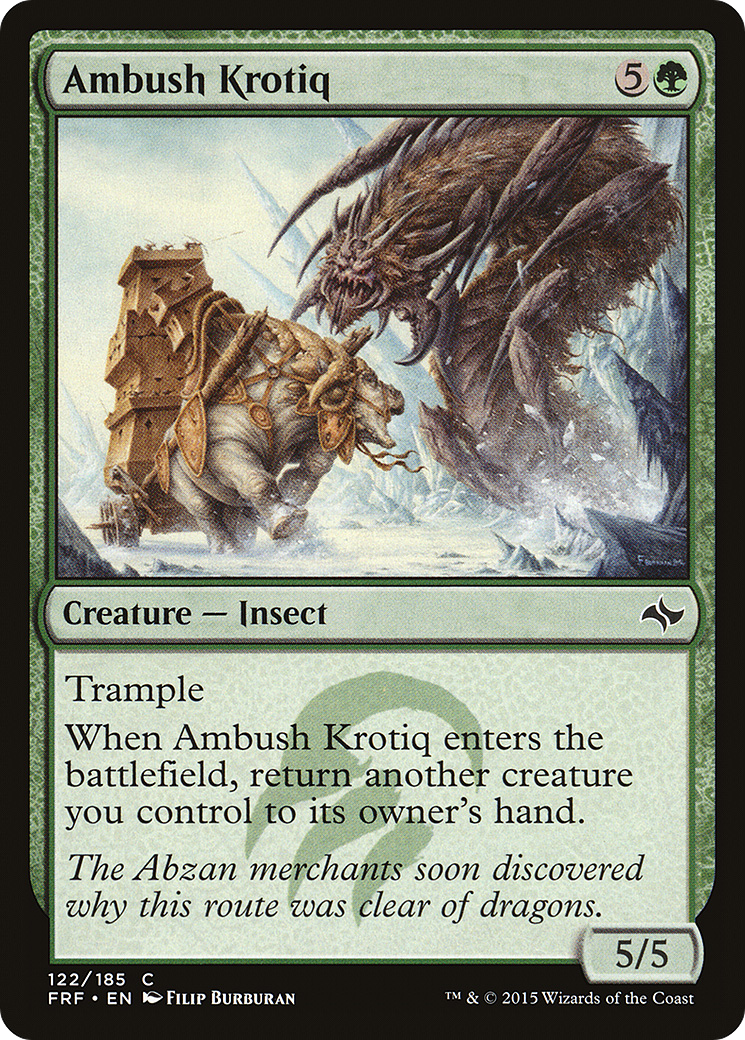 Ambush Krotiq (FRF-122) [Fate Reforged] MTG Single Wizards of the Coast