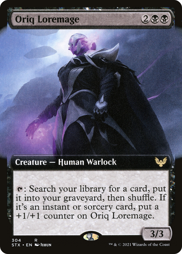Oriq Loremage (STX-304) [Strixhaven: School of Mages] (Extended Art) Foil MTG Single Wizards of the Coast