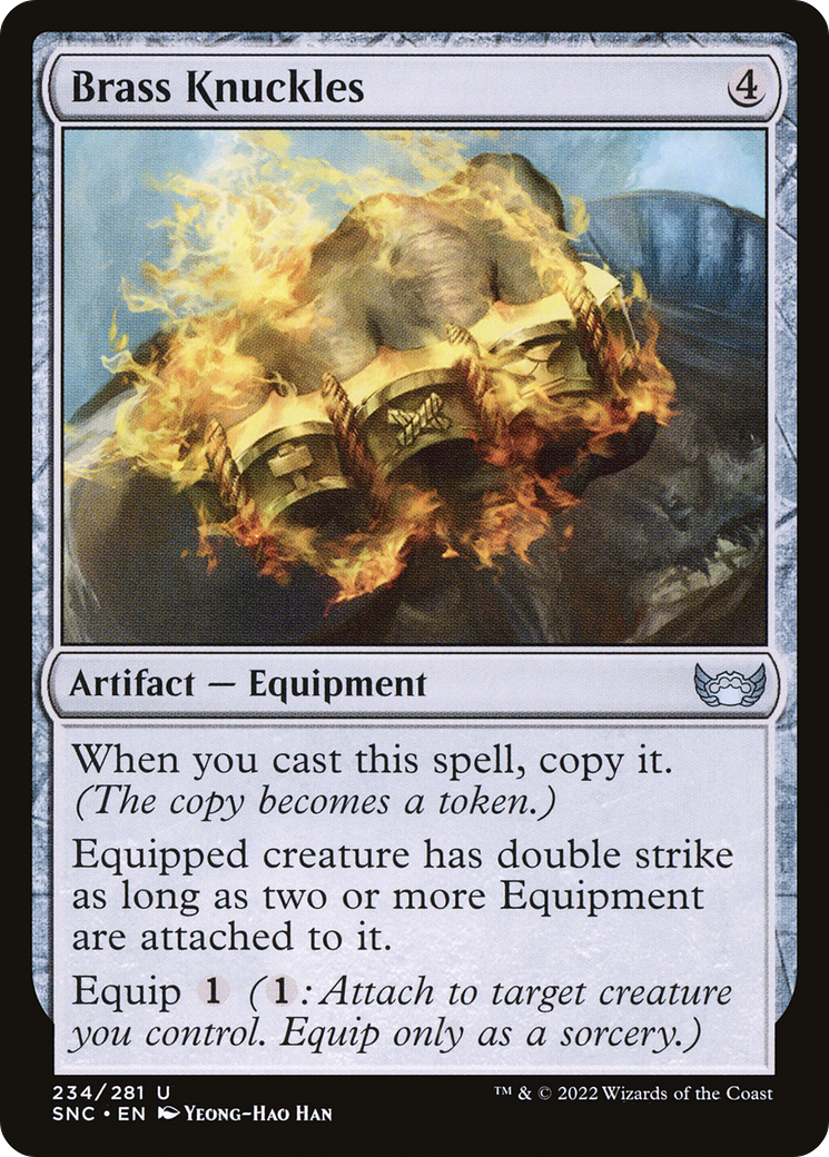 Brass Knuckles (SNC-234) [Streets of New Capenna] MTG Single Wizards of the Coast
