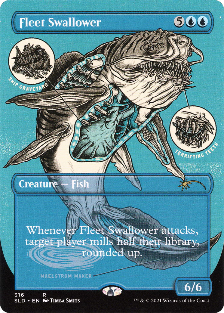 Fleet Swallower (SLD-316) [Secret Lair] Drop (Borderless) MTG Single Wizards of the Coast