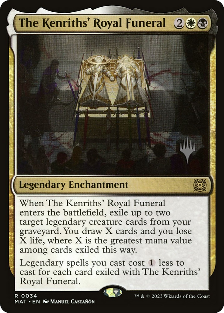 The Kenriths' Royal Funeral (PPMKM-034) [March of the Machine: The Aftermath Promos] Foil MTG Single Wizards of the Coast