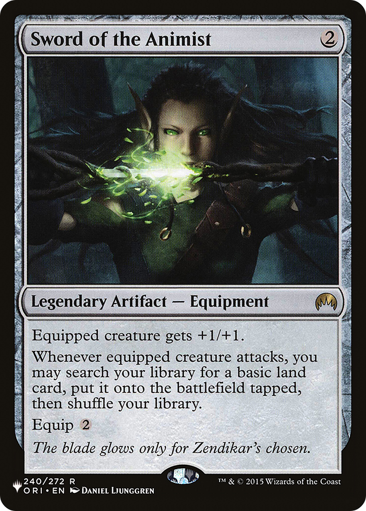 Sword of the Animist (ORI) (LIST-240) [Mystery Booster] The List MTG Single Wizards of the Coast