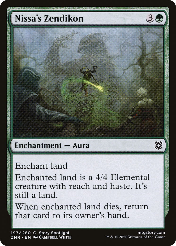 Nissa's Zendikon (ZNR-197) [Zendikar Rising] Foil MTG Single Wizards of the Coast