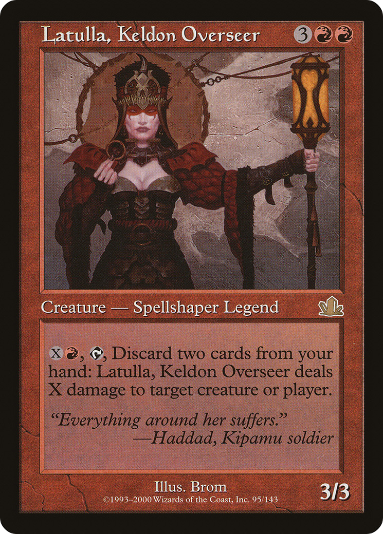 Latulla, Keldon Overseer (PCY-095) [Prophecy] MTG Single Wizards of the Coast