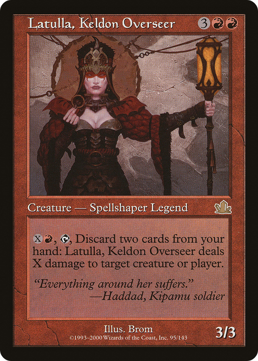 Latulla, Keldon Overseer (PCY-095) [Prophecy] MTG Single Wizards of the Coast