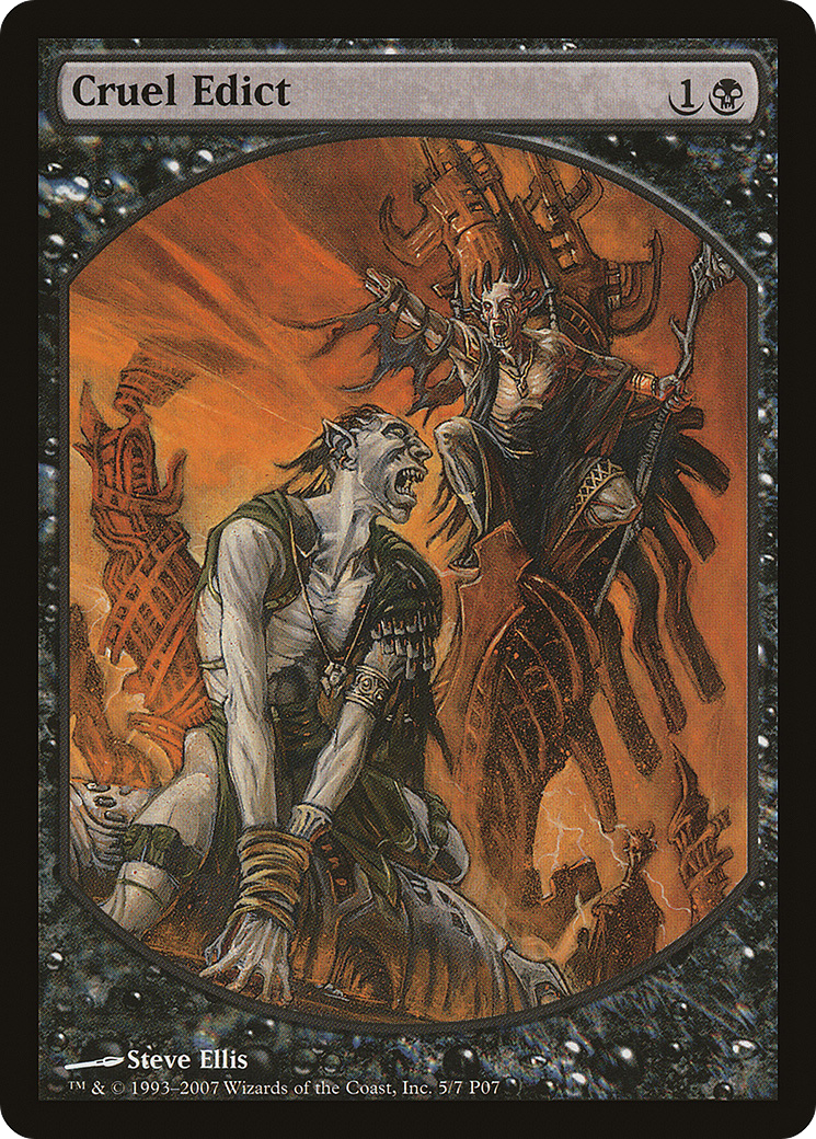 Cruel Edict (MPRP-005) [Misc] Magic Player Rewards 2007 MTG Single Wizards of the Coast