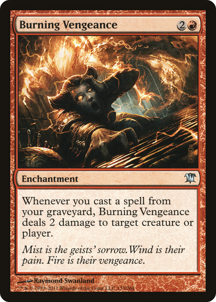 Burning Vengeance (ISD-133) [Innistrad] Foil MTG Single Wizards of the Coast
