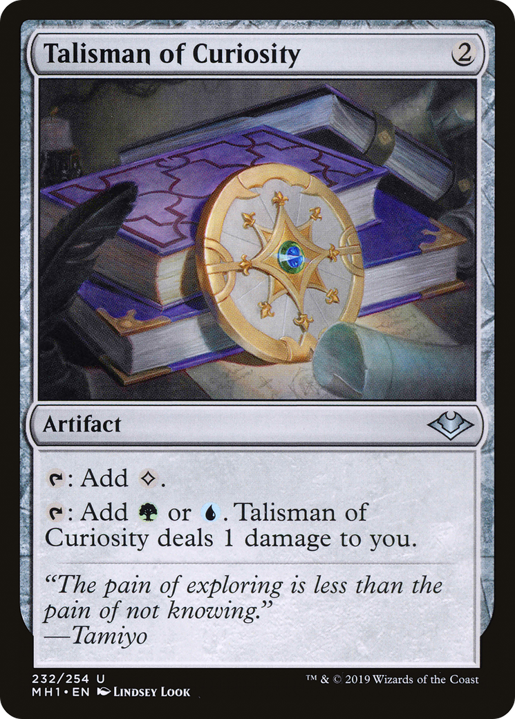 Talisman of Curiosity (MH1-232) [Modern Horizons] Foil MTG Single Modern Horizons