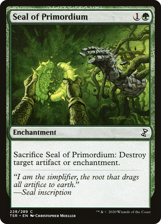 Seal of Primordium (TSR-228) [Time Spiral Remastered] Foil MTG Single Wizards of the Coast