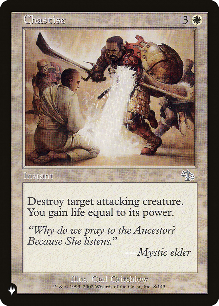 Chastise (LIST-JUD-8) [Mystery Booster] The List MTG Single Wizards of the Coast