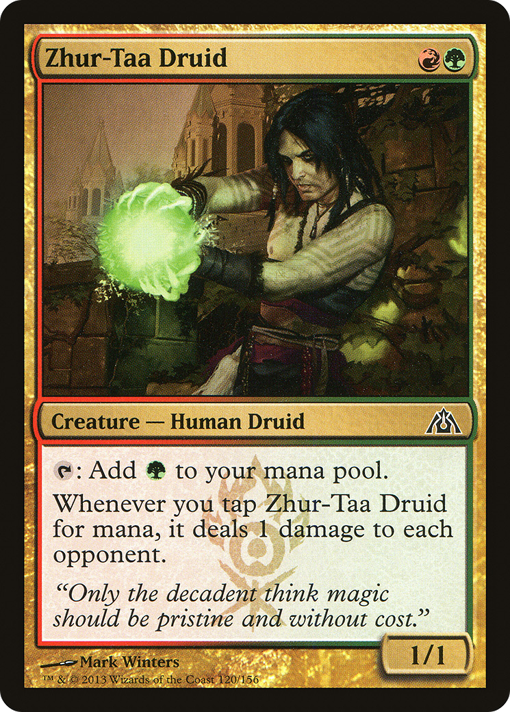 Zhur-Taa Druid (DGM-120) [Dragon's Maze] MTG Single Wizards of the Coast
