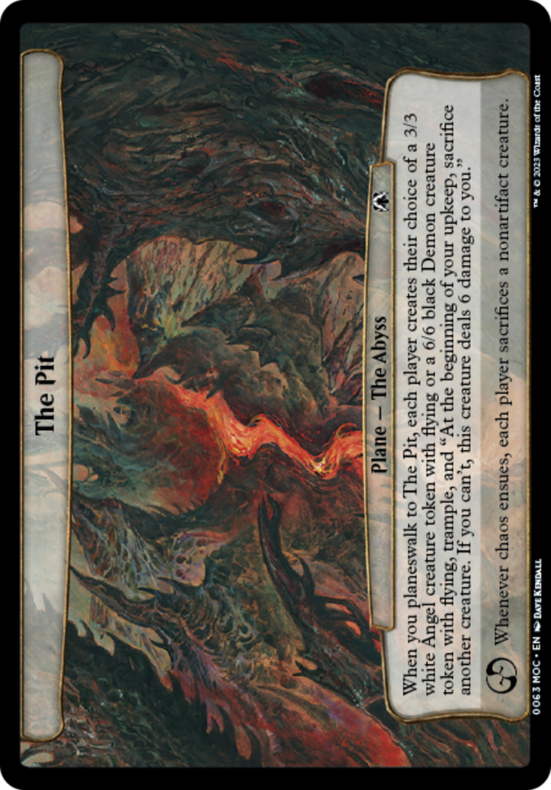 The Pit (MOC-063) [March of the Machine Commander] MTG Single Wizards of the Coast