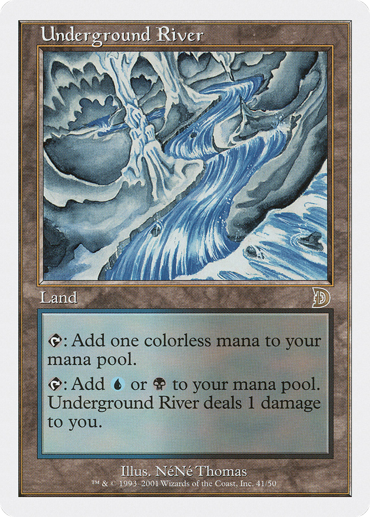 Underground River (DKM-041) [Misc] Deckmasters MTG Single Wizards of the Coast