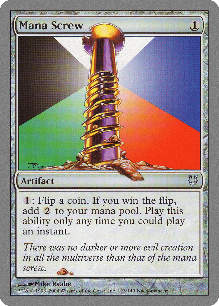 Mana Screw (UNH-123) [Unhinged] MTG Single Wizards of the Coast