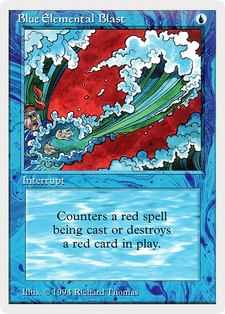Blue Elemental Blast (SUM-049) [Misc] Summer Magic / Edgar MTG Single Wizards of the Coast