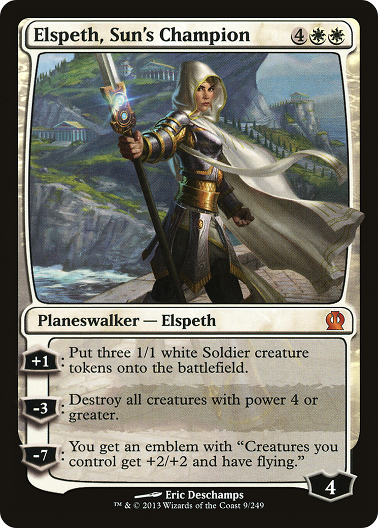 Elspeth, Sun's Champion (THS-009) [Theros] Foil MTG Single Wizards of the Coast