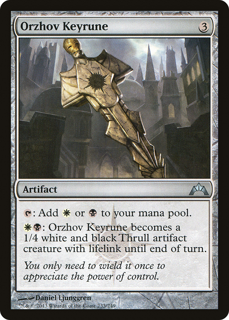 Orzhov Keyrune (GTC-233) [Gatecrash] MTG Single Wizards of the Coast