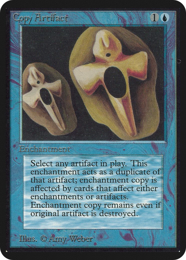 Copy Artifact (LEA-) [Oldschool] Limited Edition Alpha MTG Single Wizards of the Coast