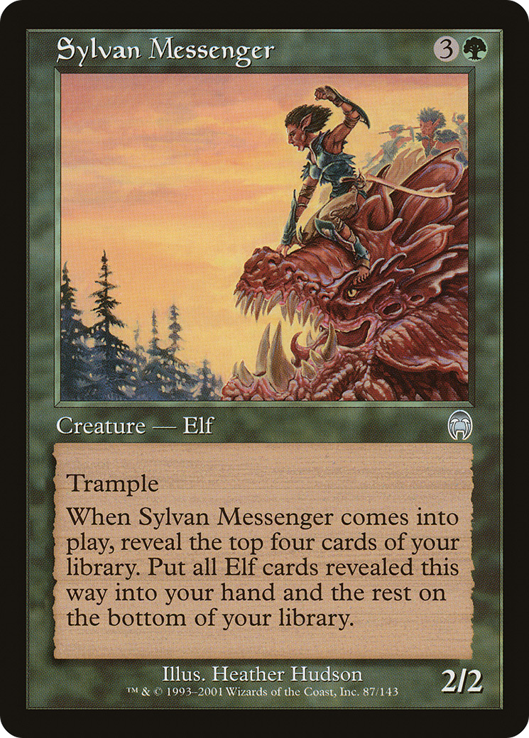 Sylvan Messenger (APC-087) [Apocalypse] MTG Single Wizards of the Coast