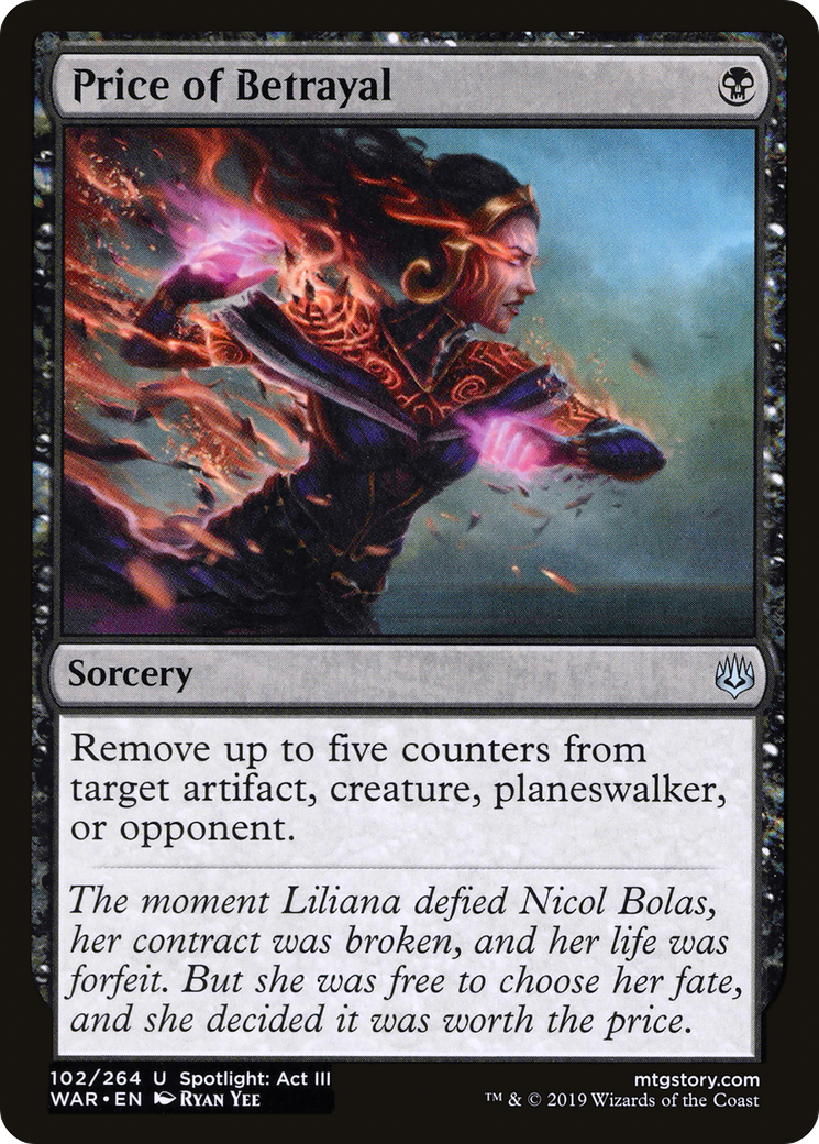 Price of Betrayal (WAR-102) [War of the Spark] Foil MTG Single Wizards of the Coast