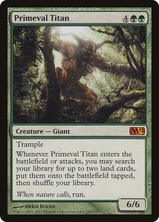 Primeval Titan (M12-188) [Magic 2012] MTG Single Wizards of the Coast