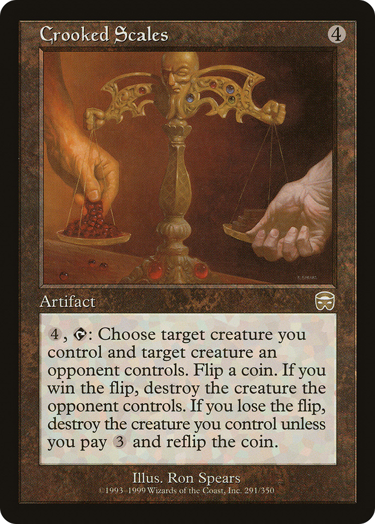 Crooked Scales (MMQ-291) [Mercadian Masques] Foil MTG Single Wizards of the Coast