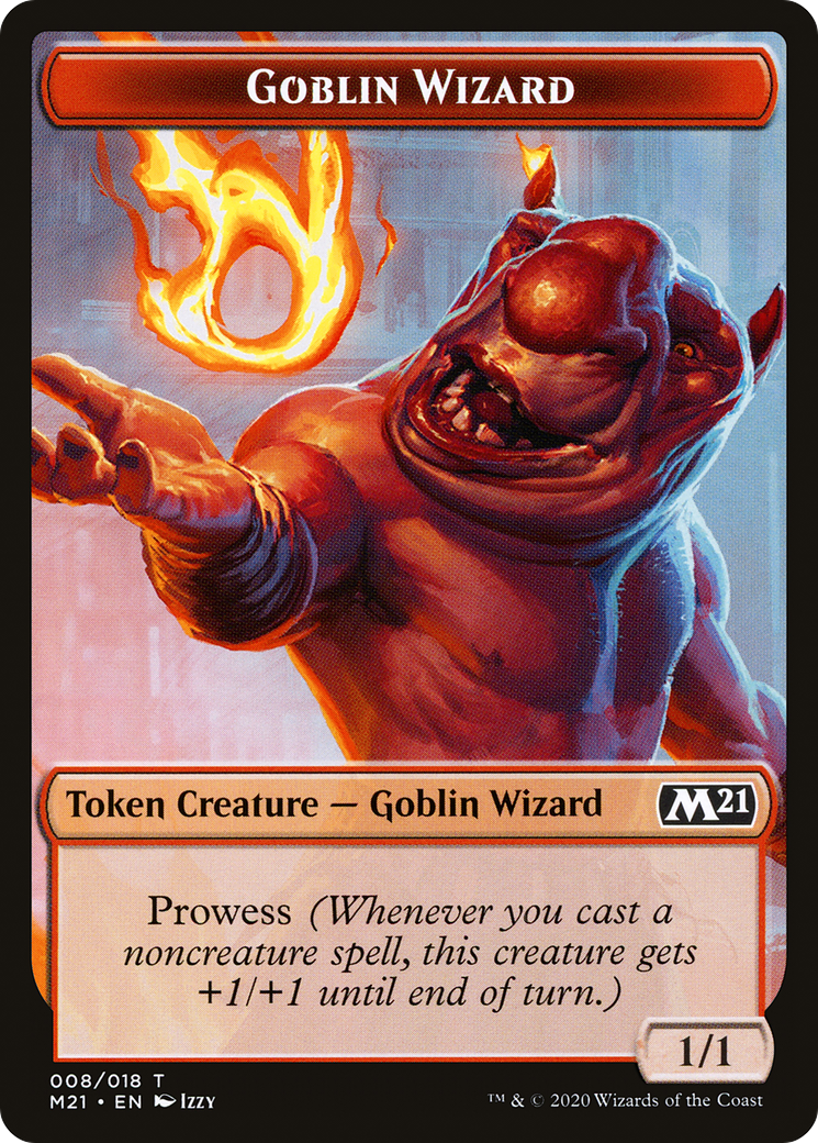 Goblin Wizard (TM21-008) [Tokens] Core Set 2021 Tokens Foil MTG Single Wizards of the Coast