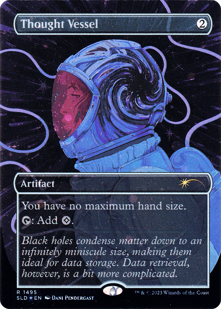 Thought Vessel (1495) (Galaxy Foil) (SLD-1495) [Secret Lair] Drop (Borderless) Foil MTG Single Wizards of the Coast