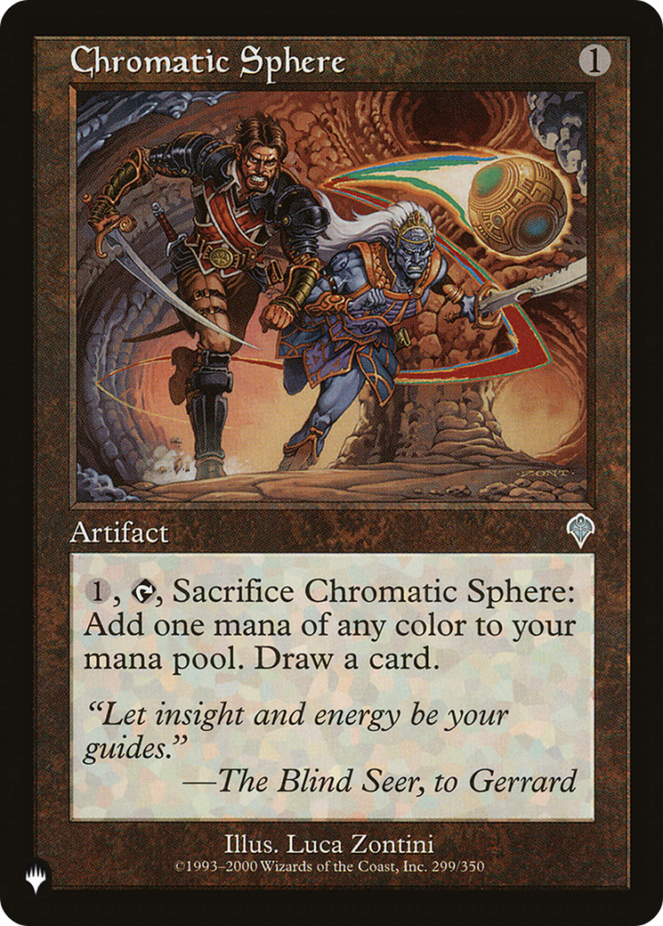Chromatic Sphere (LIST-INV-299) [Mystery Booster] The List MTG Single Wizards of the Coast
