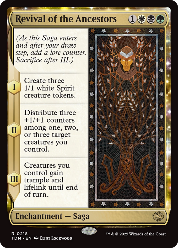 Revival of the Ancestors (TDM-218) [Tarkir: Dragonstorm] Foil MTG Single Wizards of the Coast