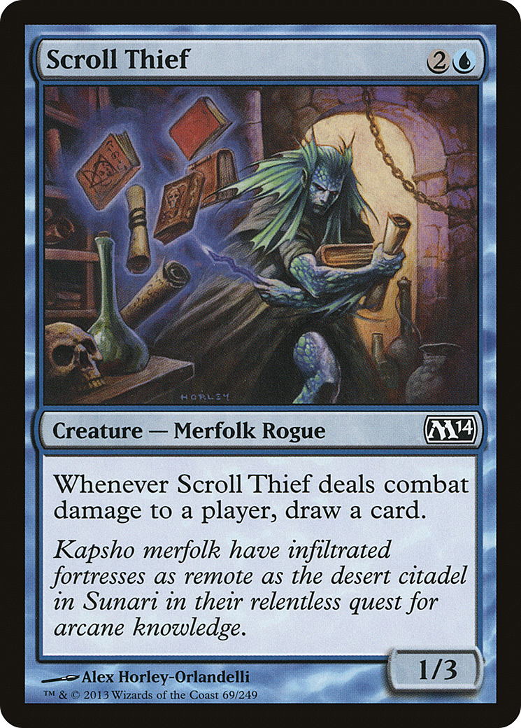 Scroll Thief (M14-069) [Magic 2014] Foil MTG Single Wizards of the Coast