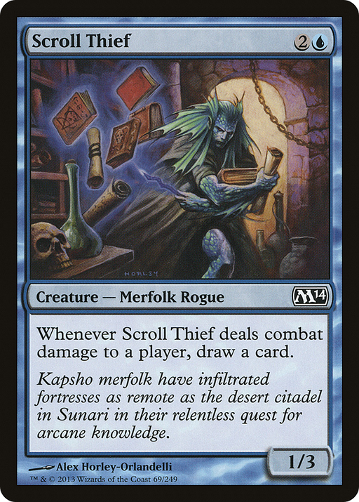 Scroll Thief (M14-069) [Magic 2014] Foil MTG Single Wizards of the Coast