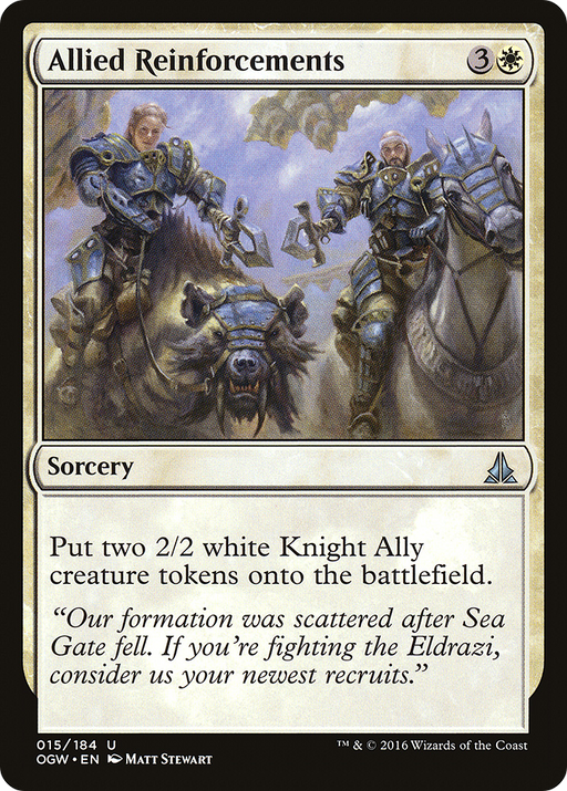Allied Reinforcements (OGW-015) [Oath of the Gatewatch] MTG Single Wizards of the Coast