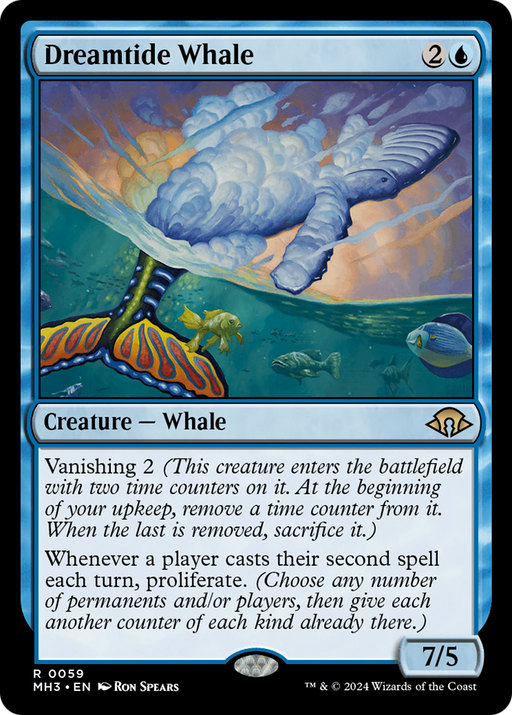 Dreamtide Whale (MH3-059) [Modern Horizons 3] MTG Single Wizards of the Coast